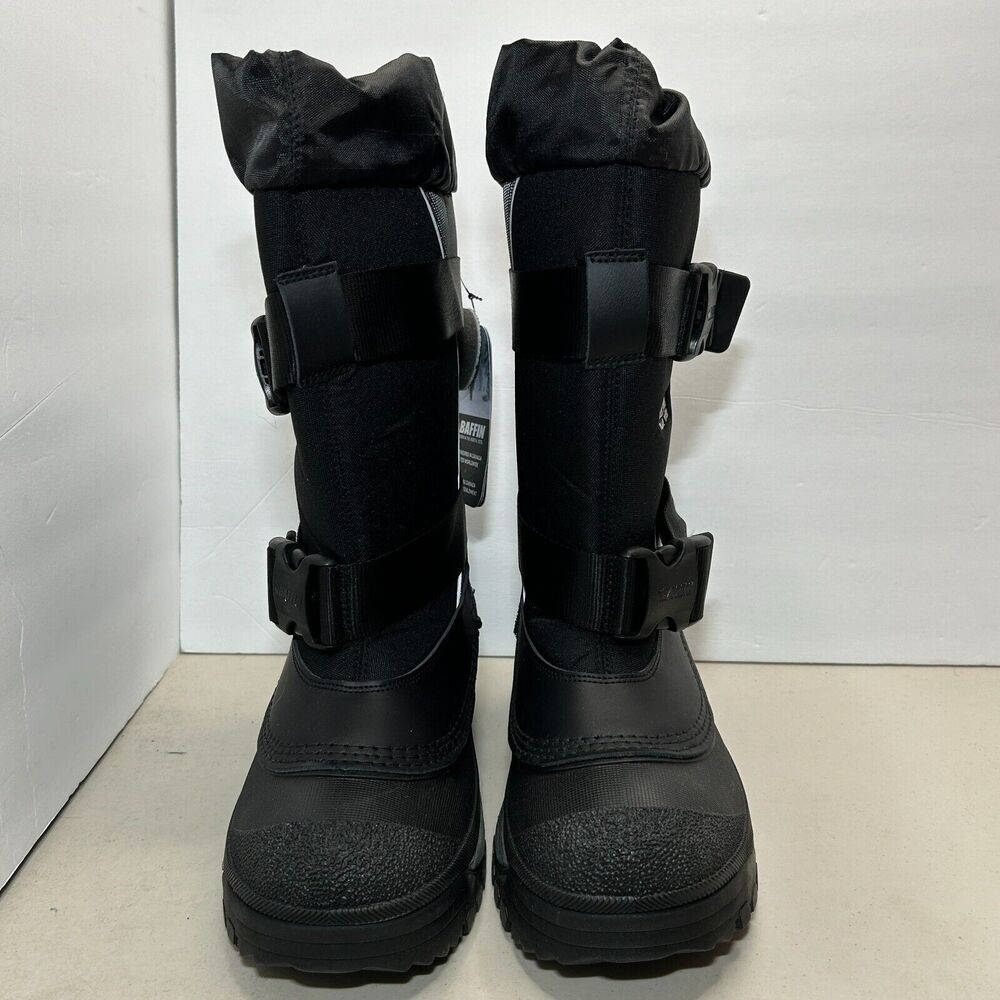 Baffin Black Gray Winter Snow Boots - Picture 5 of 9